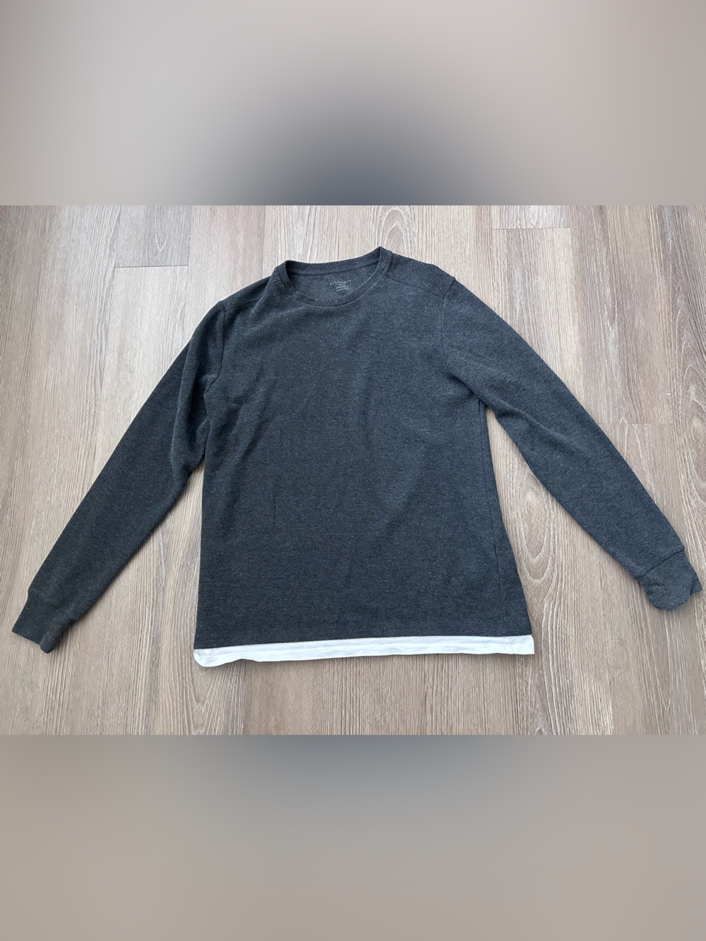 All Saints Men's Crewneck Sweater - Charcoal
